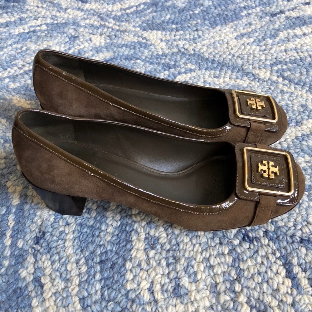 Tory Burch suede pumps